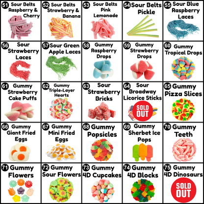 Custom Candy Mix (10 oz) - Pick and Mix - Build your own Candy Bag - 5 Different Candies