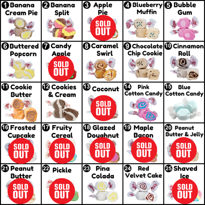 Custom Taffy Mix (10 oz) - Taffy Pick and Mix - Build your own Taffy Bag - 5 Different Taffies!