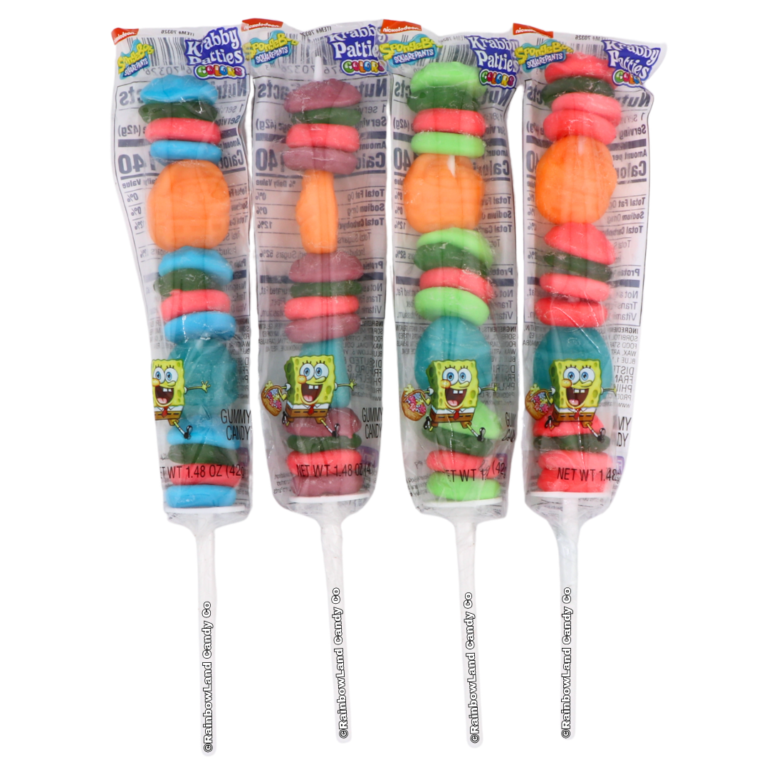 Spongebob Krabby Patties Colors Easter Kabob (one)