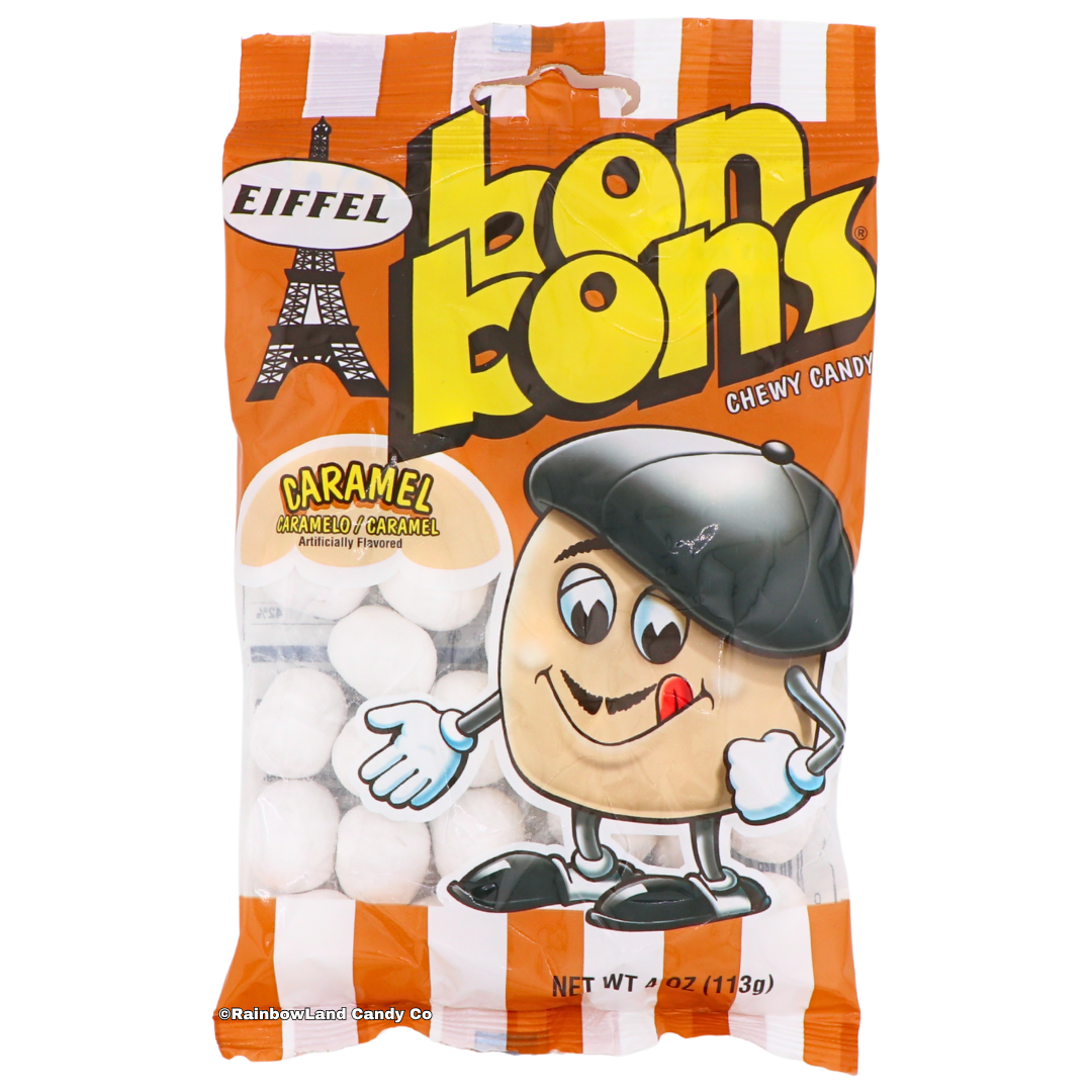 Eiffel Caramel Bon Bons Chewy Candy | Caramel Candy Bag 4 oz