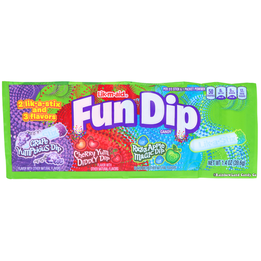 Fun Dip 3-Flavor Strip