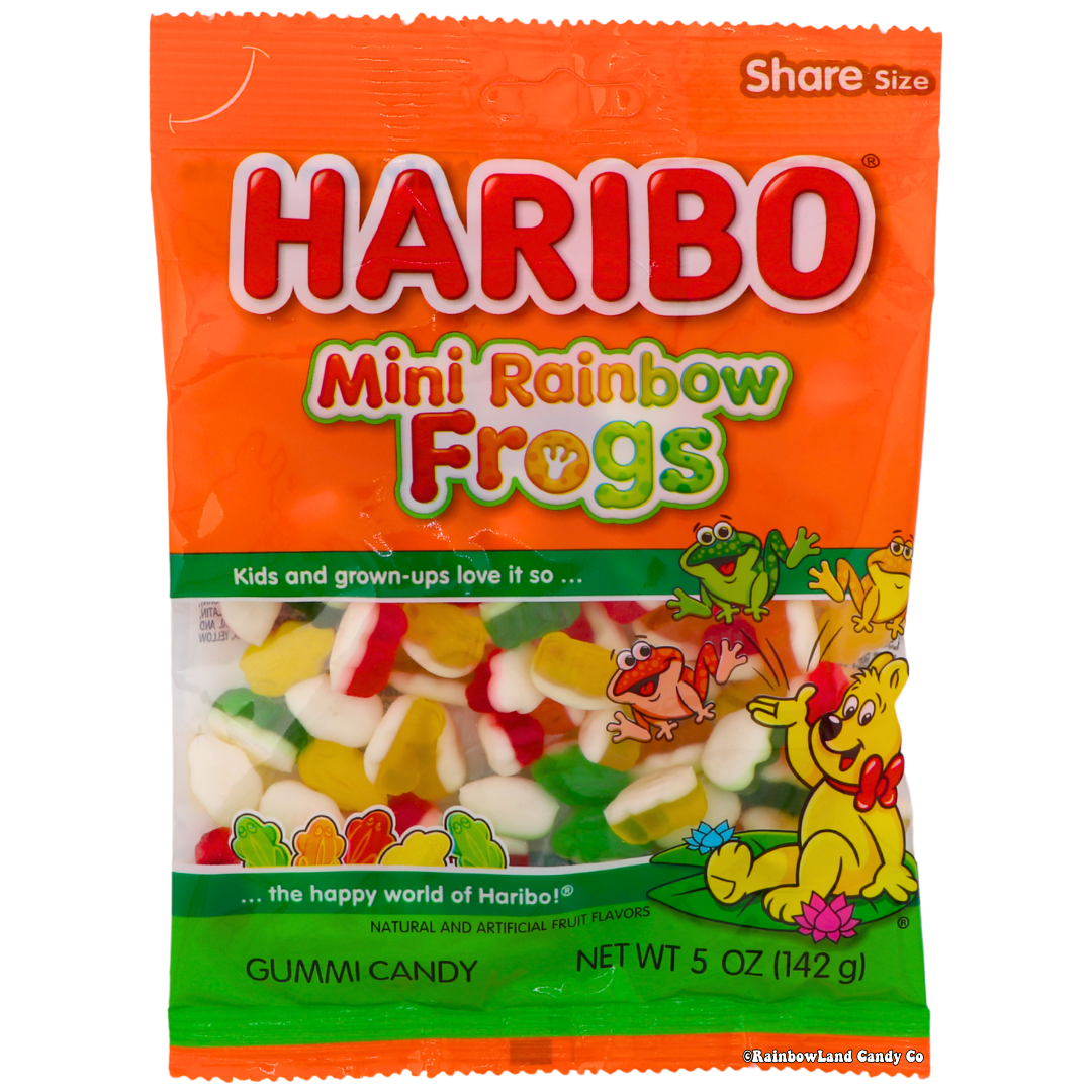 Haribo Mini Rainbow Frogs Gummies