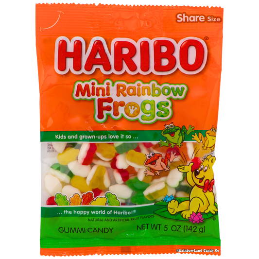 Haribo Mini Rainbow Frogs Gummies