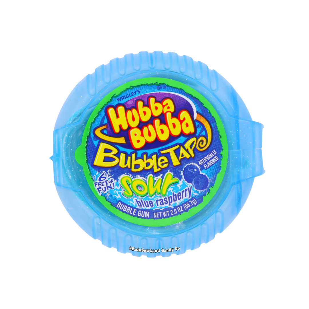 Hubba Bubba Bubble Tape Sour Blue Raspberry (Best By Date: 7/20/25)
