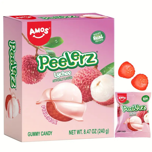 Lychee Peelerz Snack Box - 10 Mini Bags