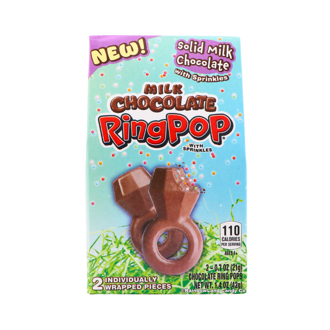 Milk Chocolate Ring Pop with Sprinkles