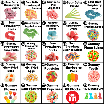 Custom Candy Mix (10 oz) - Pick and Mix - Build your own Candy Bag - 5 Different Candies!