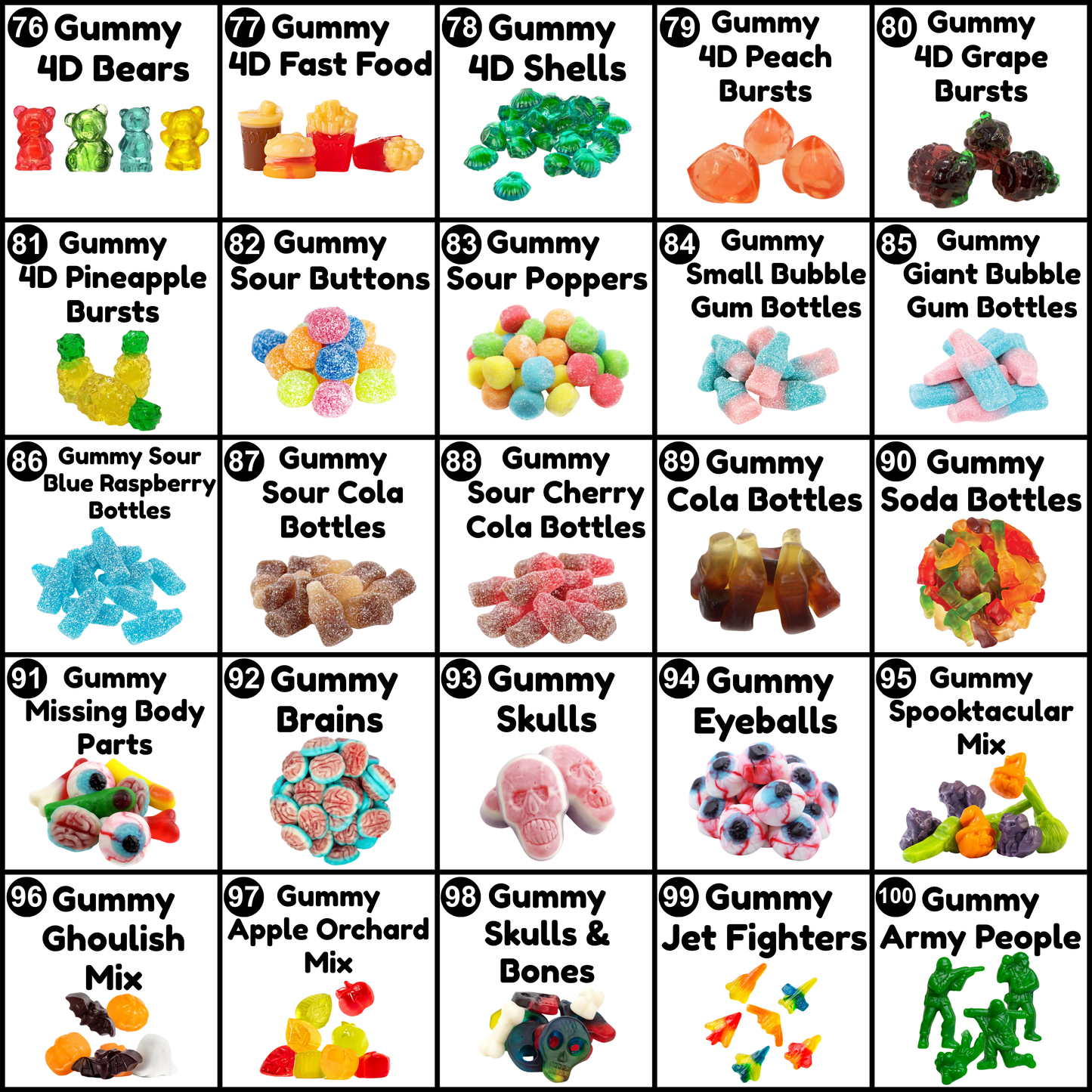 Custom Candy Mix (10 oz) - Pick and Mix - Build your own Candy Bag - 5 Different Candies!