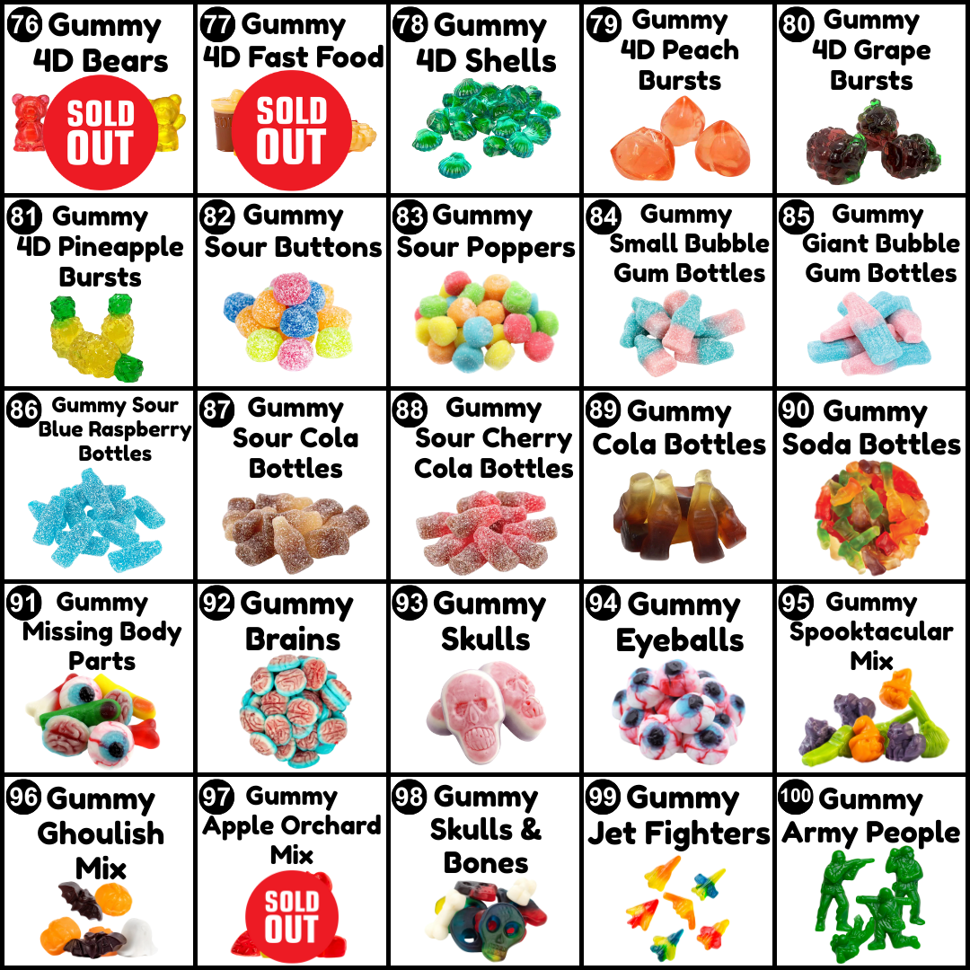 Custom Candy Mix (10 oz) - Pick and Mix - Build your own Candy Bag - 5 Different Candies