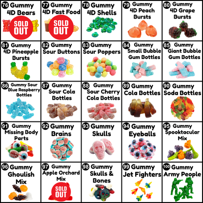 Custom Candy Mix (10 oz) - Pick and Mix - Build your own Candy Bag - 5 Different Candies