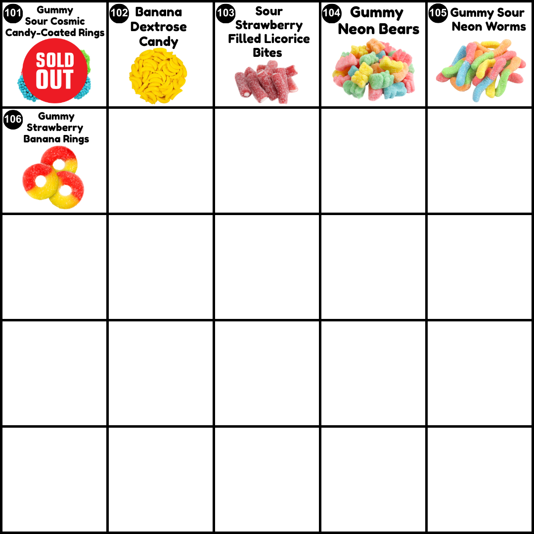Custom Candy Mix (10 oz) - Pick and Mix - Build your own Candy Bag - 5 Different Candies