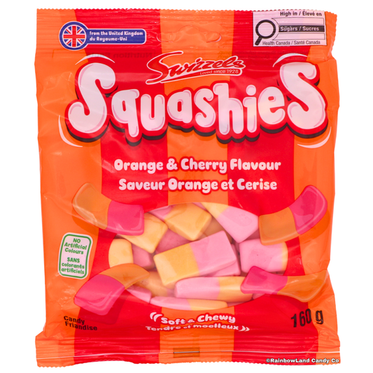 Squashies Orange and Cherry Flavor (from the UK)