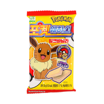 Pokemon Vanilla Wafer (from Korea) (one package)