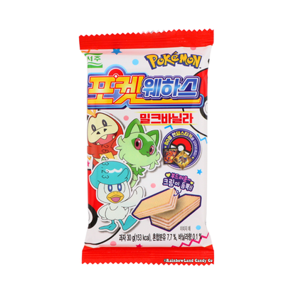 Pokemon Vanilla Wafer (from Korea) (one package)