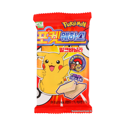 Pokemon Vanilla Wafer (from Korea) (one package)