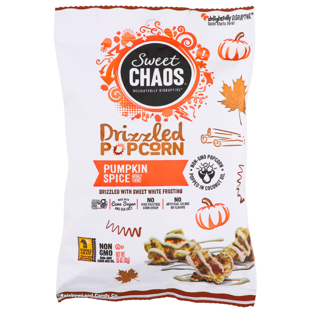 Sweet Chaos Drizzled Popcorn - Pumpkin Spice