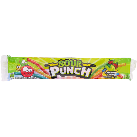 Sour Punch Straws - Rainbow