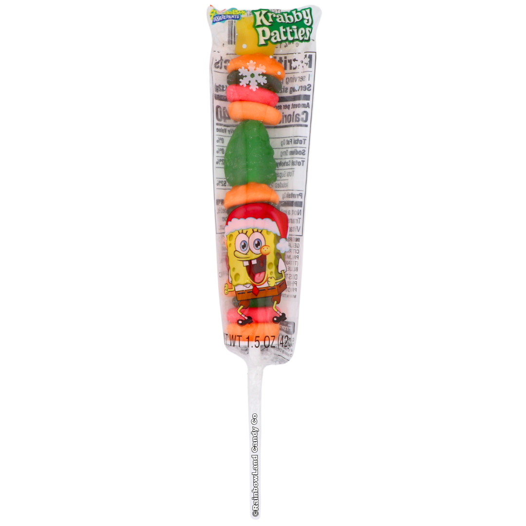 Spongebob Krabby Patty Christmas Kabob