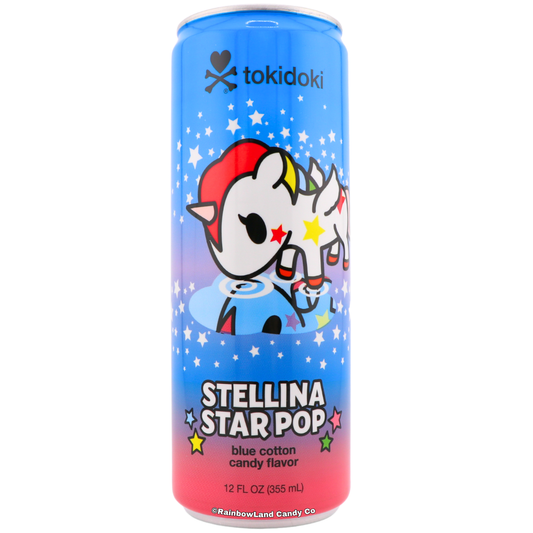 Stellina Star Pop Soda - Blue Cotton Candy Flavor