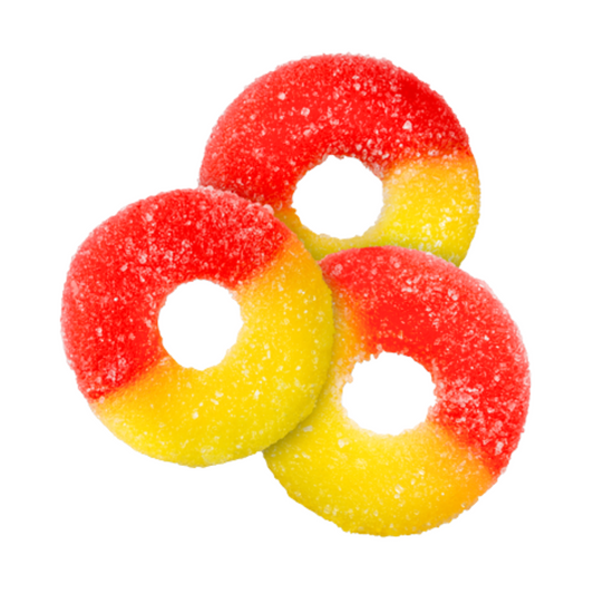 Gummy Strawberry Banana Rings (2 oz)