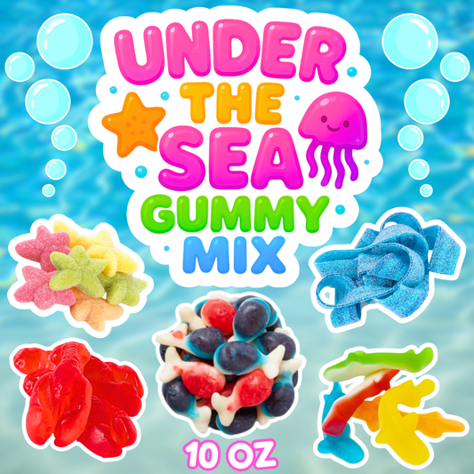 Mix of the Live! - Under the Sea Gummy Mix (10 oz) - 5 Different Candies!