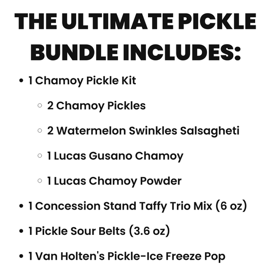 Ultimate Pickle Bundle | Chamoy Pickle Kit, Pickle Sour Belts, Pickle-Ice & Taffy | Bundle & Save