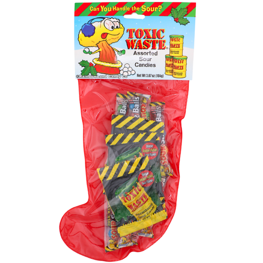 Toxic Waste Stocking - Assorted Sour Candies