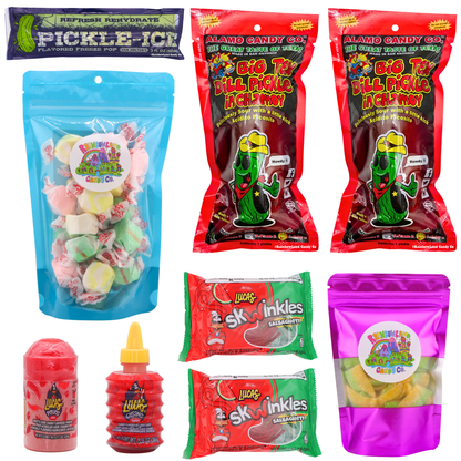 Ultimate Pickle Bundle | Chamoy Pickle Kit, Pickle Sour Belts, Pickle-Ice & Taffy | Bundle & Save