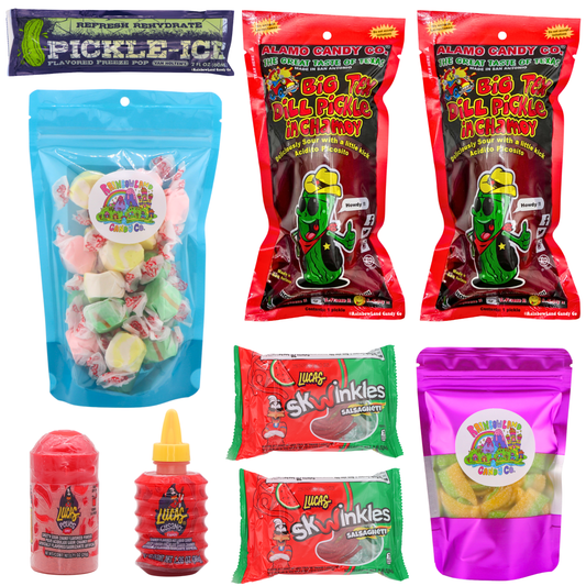 Ultimate Pickle Bundle | Chamoy Pickle Kit, Pickle Sour Belts, Pickle-Ice & Taffy | Bundle & Save
