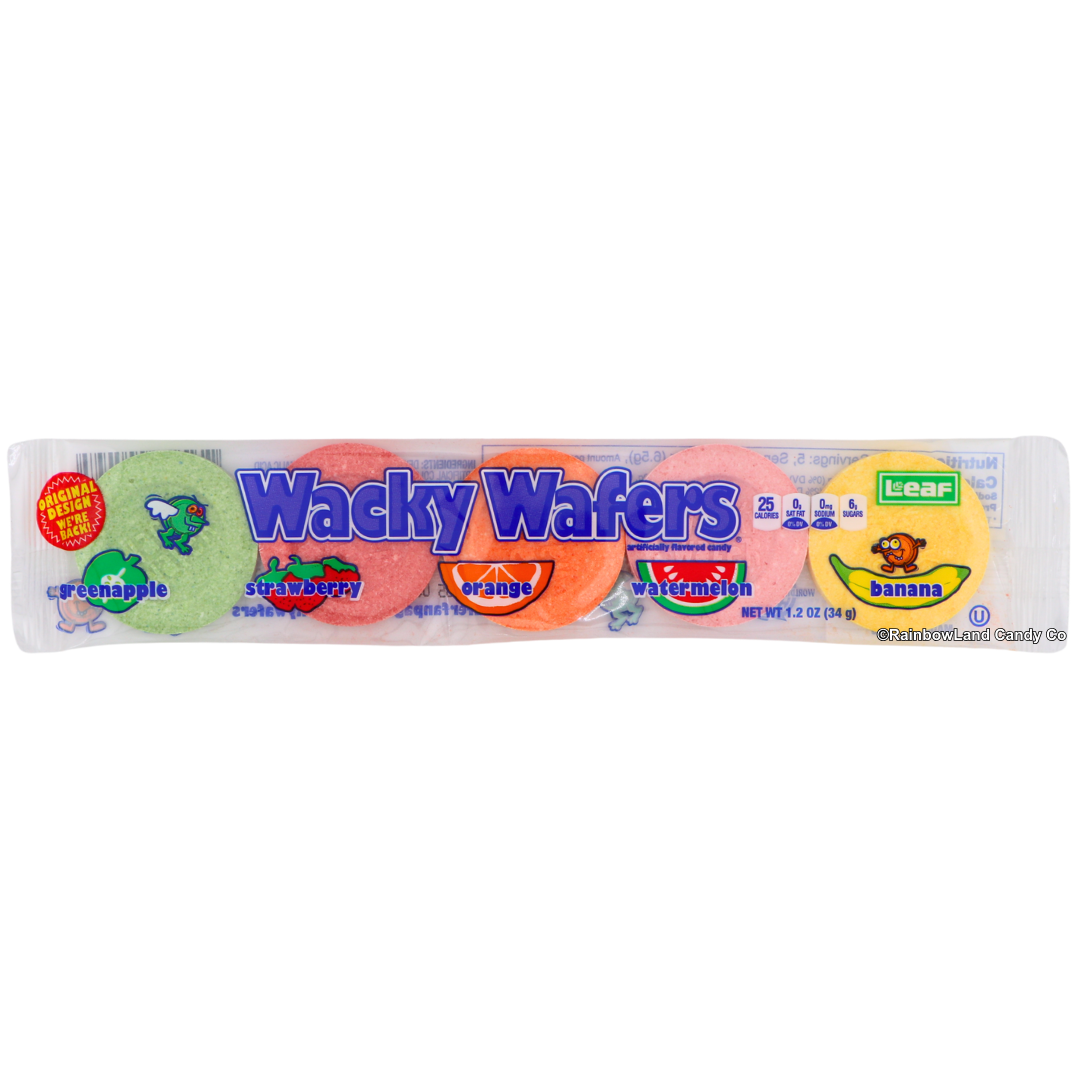 Wacky Wafers - Classic Flavors in a Coin Size Delight – RainbowLand ...