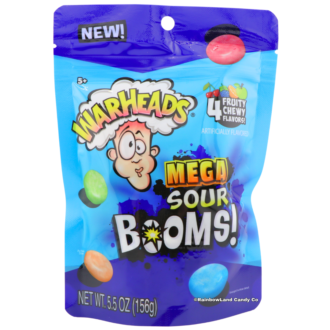 WarHeads Mega Sour Booms (5.5 oz bag)