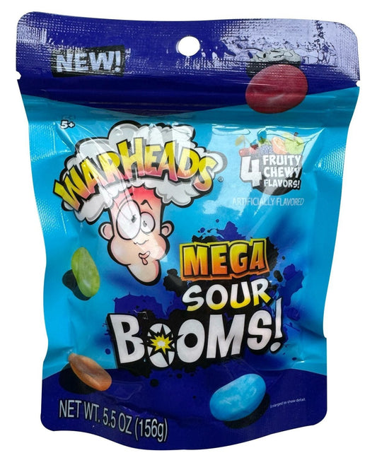 WarHeads Mega Sour Booms (5.5 oz bag)