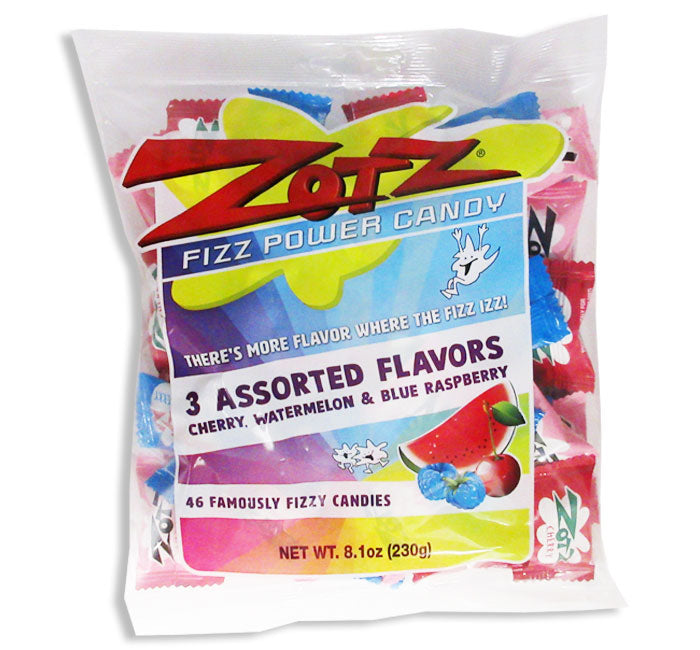 Zotz Assorted Bag (8.1 oz) (Cherry, Watermelon, and Blue Raspberry)