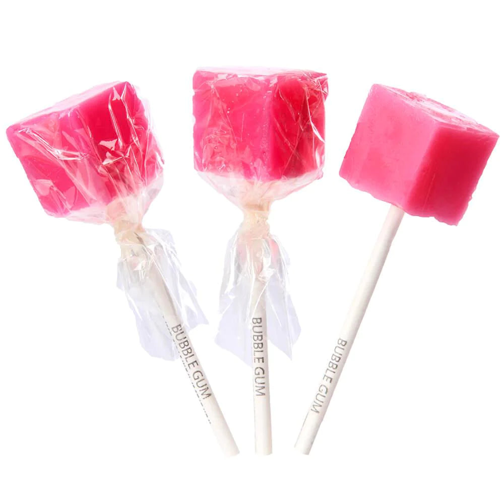 Cube Lollipop - Bubble Gum (one)