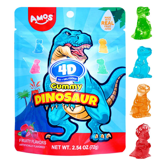 4D Gummy Dinosaurs (Best by date: 4/30/24)