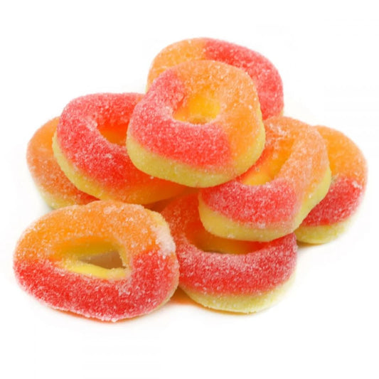 Gummy Peach Rings (2 oz)