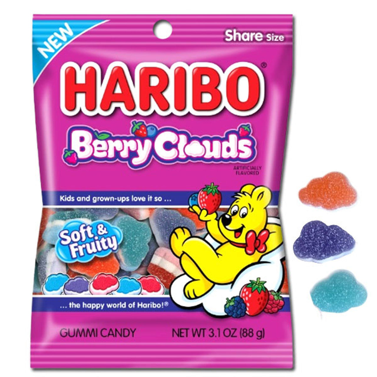 Haribo Berry Clouds (Best By Date: 4/30/24)