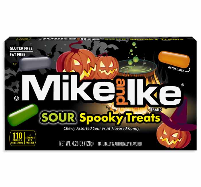 Mike and Ike Sour Spooky Treats - Theater Box