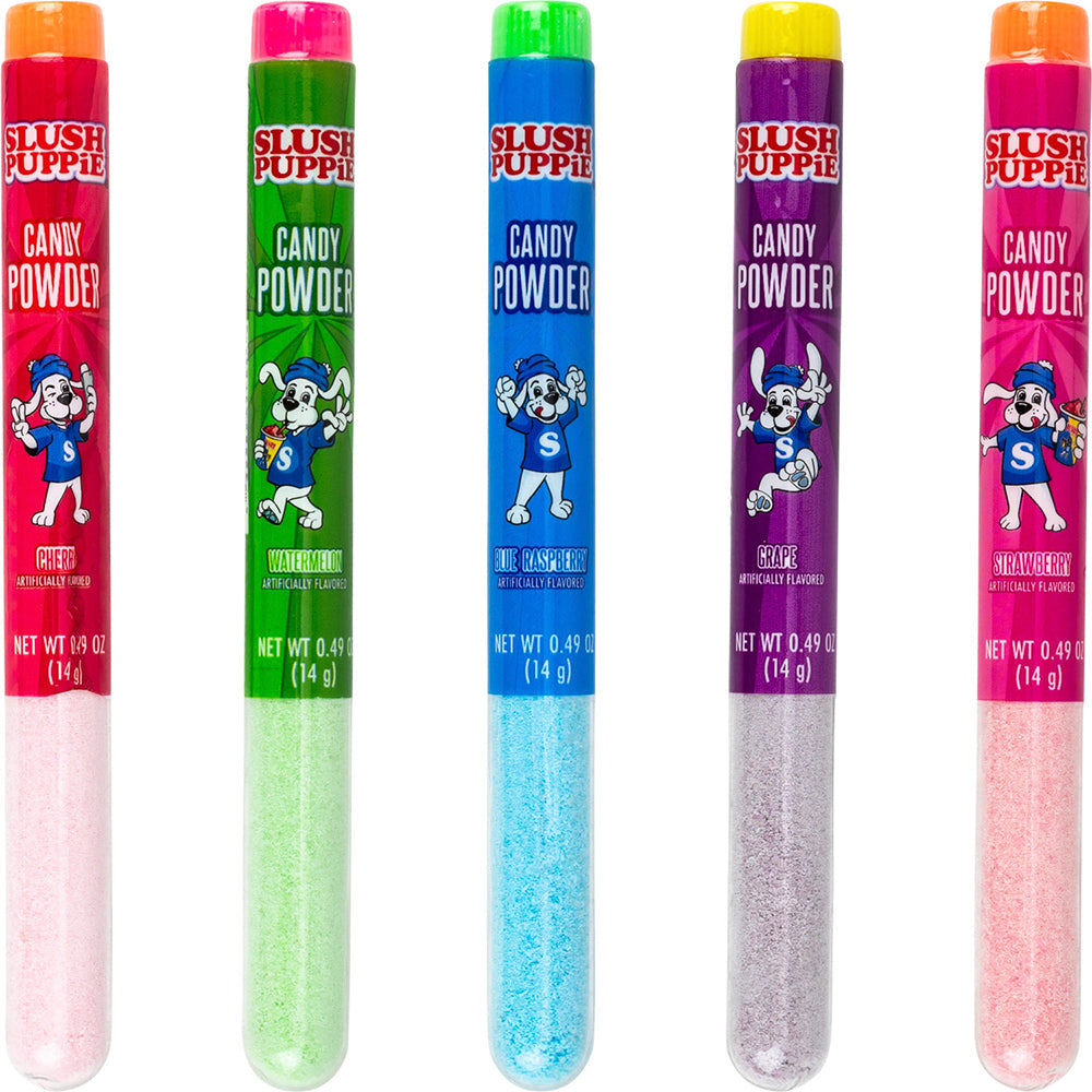 Slush Puppie Candy Powder - Tubes with Flavor Burst – RainbowLand Candy Co