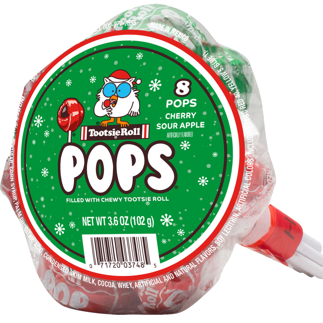 Tootsie Christmas Bunch Lollipops (8 count)