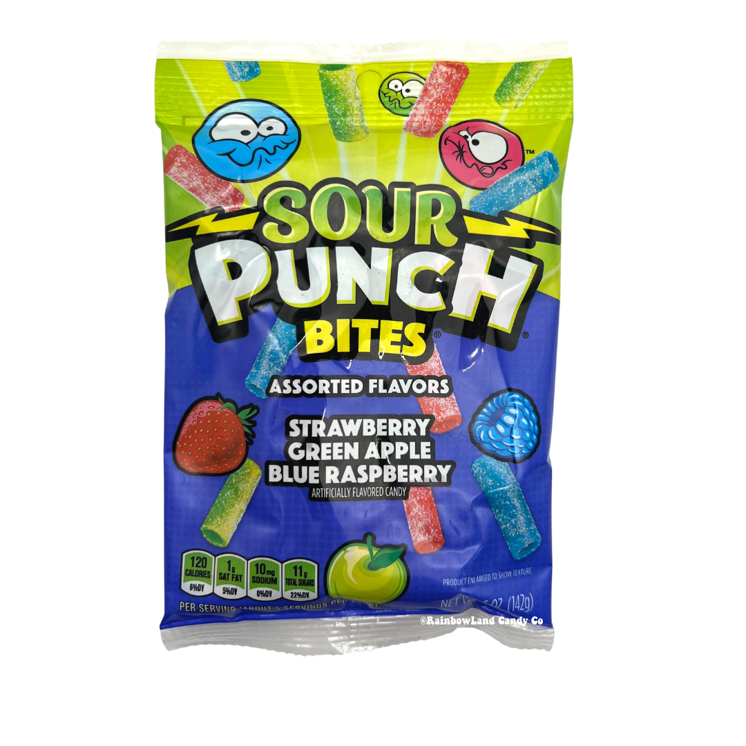 Sour Punch Bites- Assorted – RainbowLand Candy Co