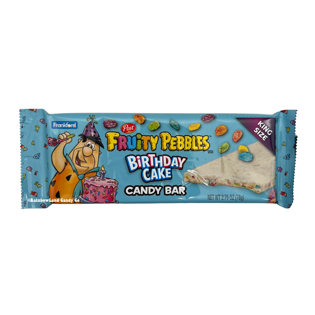 Fruity Pebbles Birthday Cake Candy Bar (Best by date: 8/31/23)
