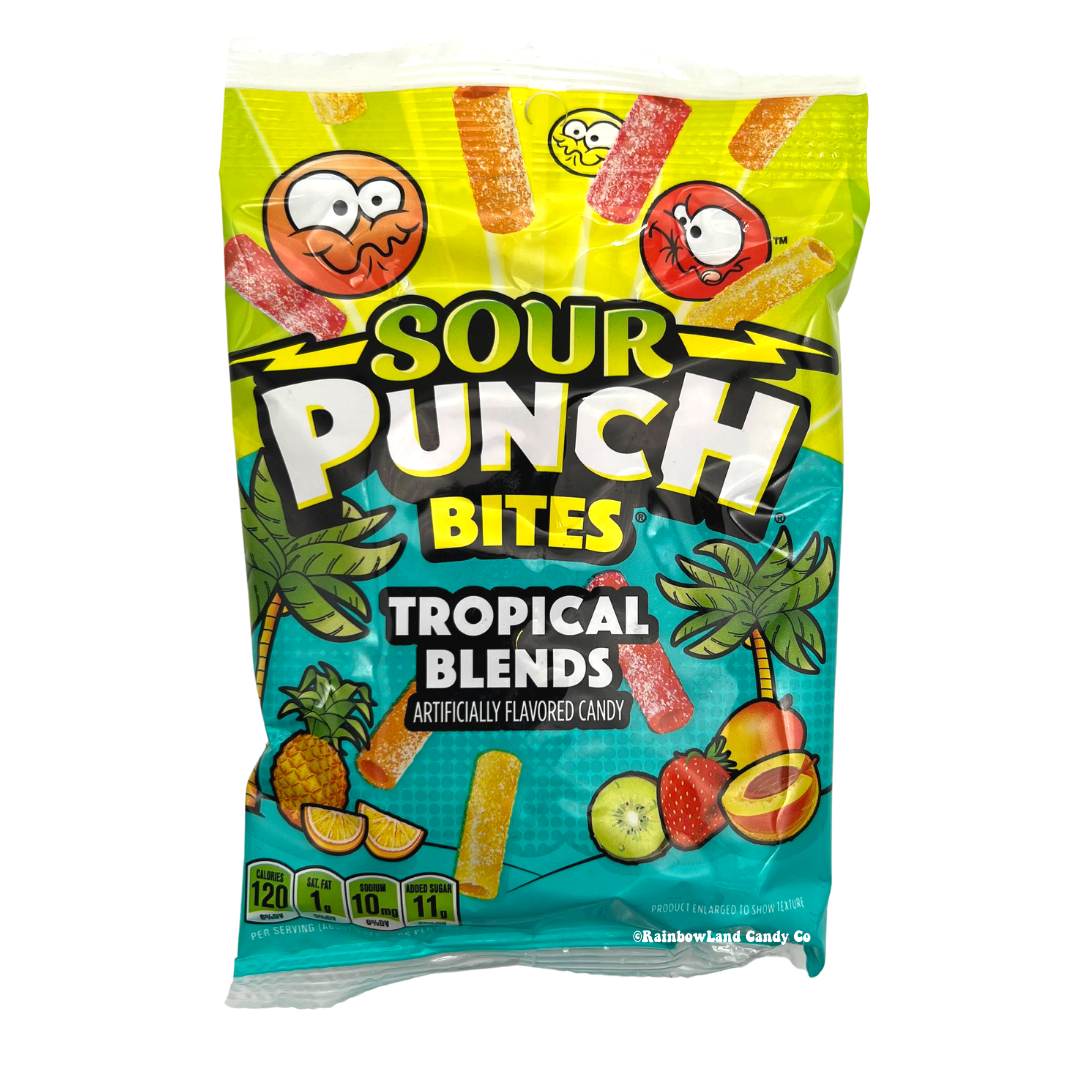 Sour Punch Bites - Tropical Blends (Best By Date: 1/9/24)