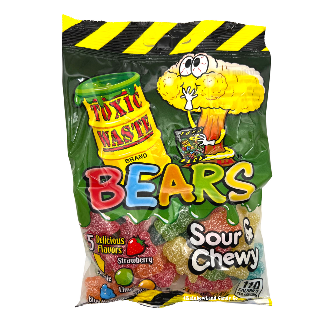 Toxic Waste Gummy Bears (Best by date: 8/31/23)