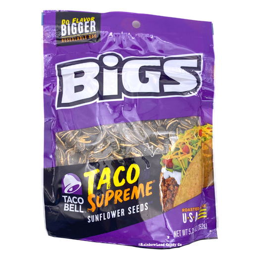 Bigs Taco Bell Supreme Sunflower Seeds (Best by date: 5/22/24)