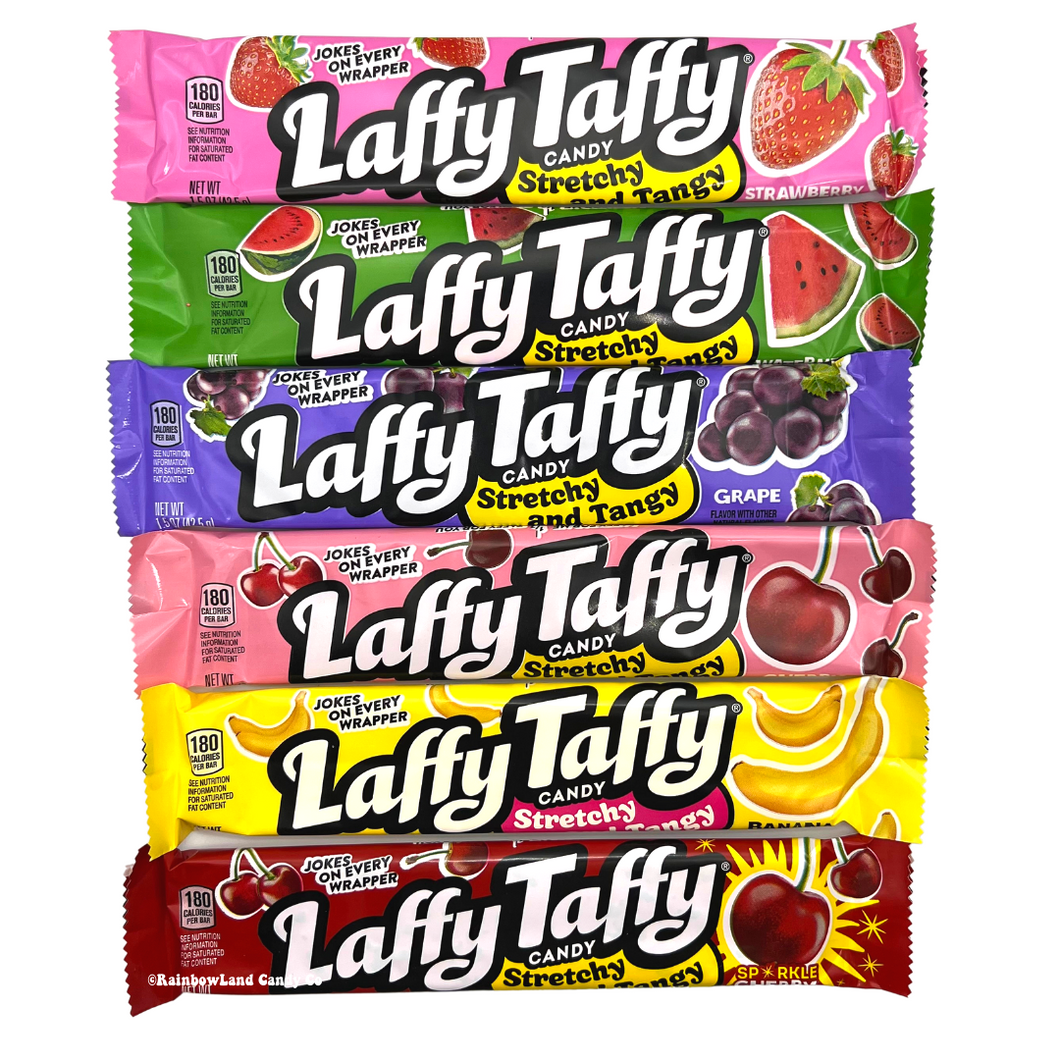 Laffy Taffy Bar (Watermelon, Grape, Strawberry, Cherry, Banana, Sparkle Cherry)