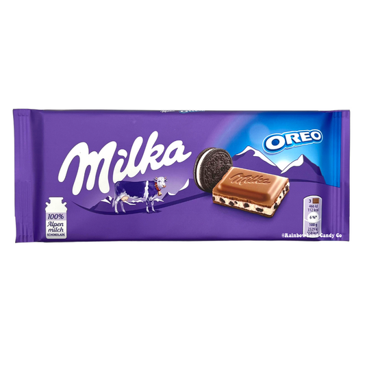 Milka Oreo Milk Chocolate Bar (from Europe) (Best By Date: 6/10/24)