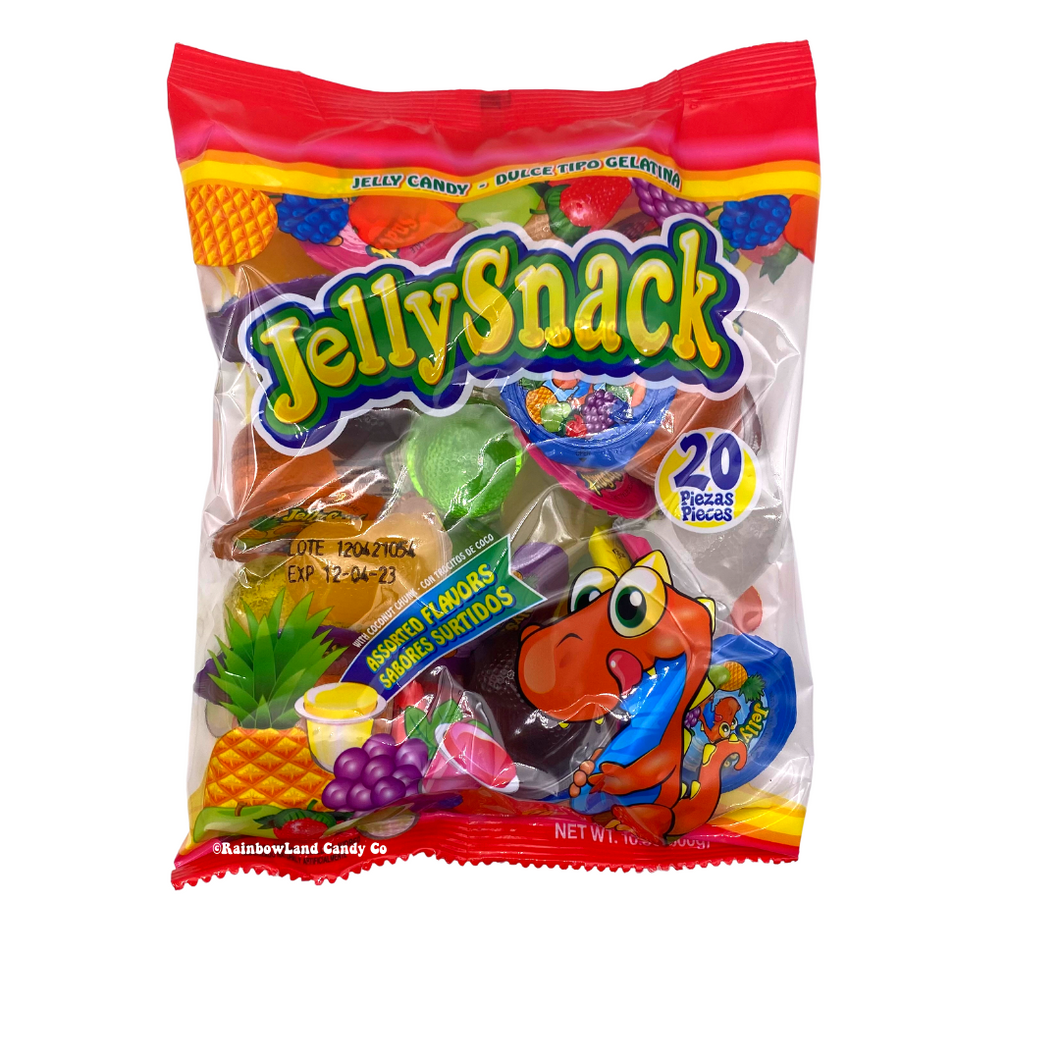 Jelly Snack Fruit Jelly Candy (Bag of 20 Jelly Cups)