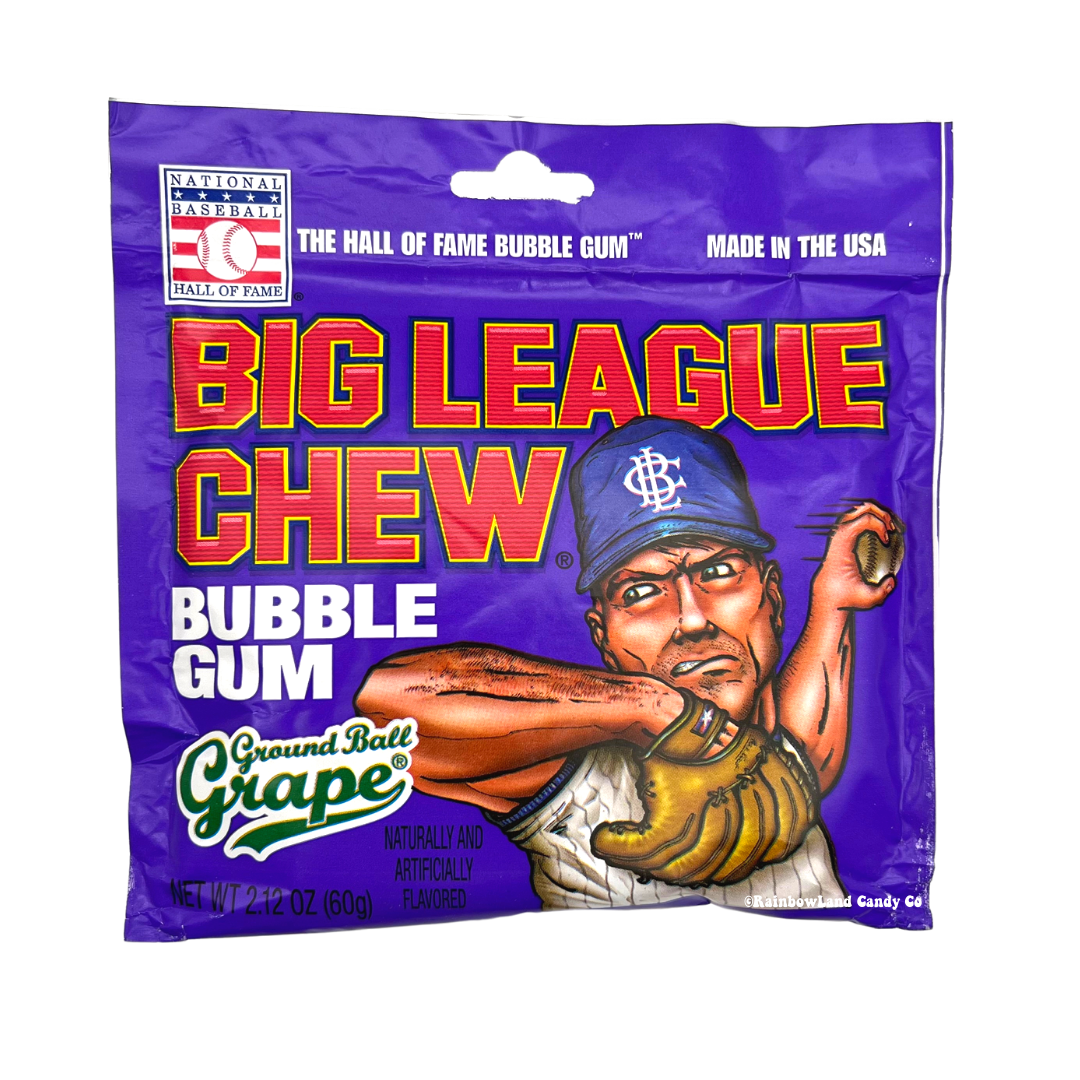 Big League Chew - Grape (Best By Date: 10/7/24) – RainbowLand Candy Co