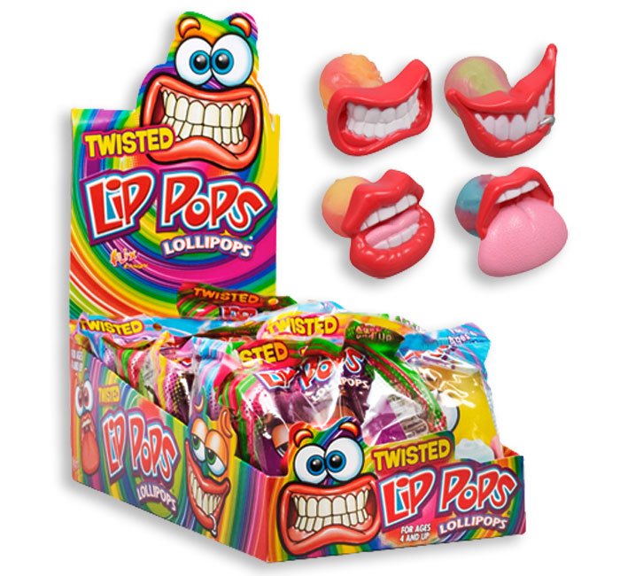 Twisted Lip Pops (One Lip Pop) – RainbowLand Candy Co